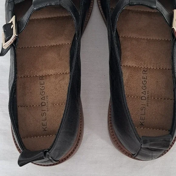 Kelsi Dagger Brooklyn Lou Mary Jane Loafer. Womans 8. Black. NWOT. - Picture 7 of 12